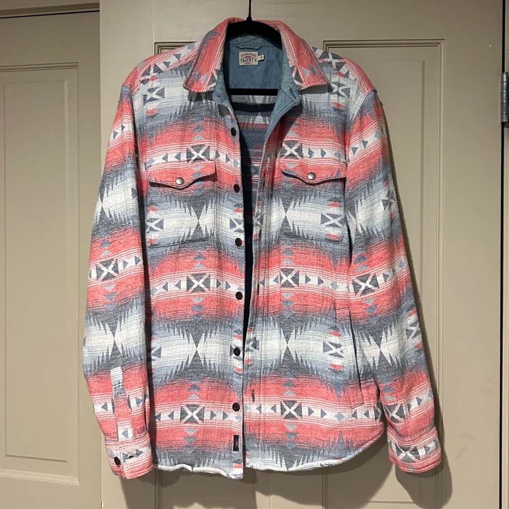 Faherty Patterned Shacket